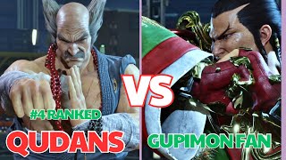 Tekken 8 ⚡️QUDANS 4 Ranked Heihachi vs GUPIMON FAN Feng⚡️ Tekken 8 High Level Play [upl. by Nivlak888]