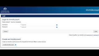 How to create immiAccount for Australia Online Visa [upl. by Nahsrad618]