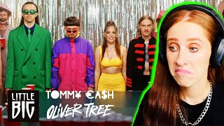 BRITISH GIRL REACTS TO LITTLE BIG amp OLIVER TREE  TURN IT UP FEAT TOMMY CASH [upl. by Ihp225]