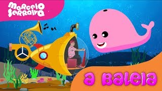 A BALEIA É AMIGA DA SEREIA  Cante junto  Música infantil com animais  MARCELO SERRALVA [upl. by Leugimsiul]