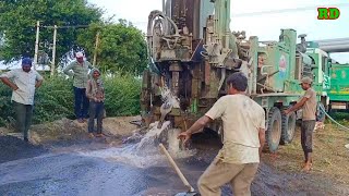 borewell  70 फीट पे पानी आया  from borewell  coconut water chekig  Radhika drilling [upl. by Champ452]