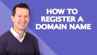 How to Register a Domain Name  Beginners Guide [upl. by Adnic]