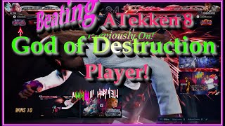 Beating a Tekken 8 God of Destruction Player One Perfect Match [upl. by Kancler]