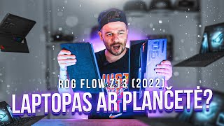 ROG Flow Z13 2022  Aš dar nemačiau GAMING TABLET 😶 [upl. by Llennor297]