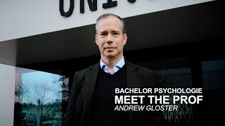 Bachelor Psychologie Uni Luzern Meet the Prof Andrew Gloster [upl. by Vareck]