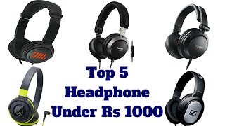 Top 5 Best Headphone Under Rs1000 In India  Best Over The Ear Headphones [upl. by Ylam]