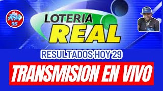 Lotería Real  Resultados del SORTEO EN VIVO de hoy Martes 29 de octubre del 2024 [upl. by Goldwin112]