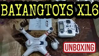 BAYANGTOYS X16 DRONE GPS VERSI TERBARU PLUS CAMERA [upl. by Aldos489]