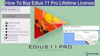 How To Buy Edius 11 Pro Lifetime License From toolfarm Resellers Website  Amir Tech Info [upl. by Laryssa650]