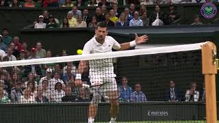 Somehow Novak Djokovic won this point  Wimbledon 2024 [upl. by Coreen]