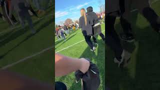 Rushing the field at Depauw Vs Wabash artist goviral fypシ゚viral shorts [upl. by Notyal969]