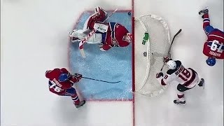 Carey Price and PK Subban combine for save [upl. by Alrahc]