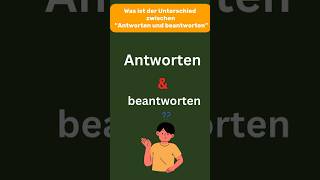 Antworten und beantworten Ganz einfach  shorts [upl. by Nattirb444]