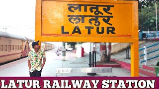 EXPLORING LATUR RAILWAY STATION 2024  LATUR RAILWAY STATION VLOGS BY SAHIL SHAIKH [upl. by Joann]