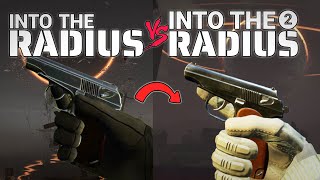 Into The Radius 1 vs Into The Radius 2 comparison [upl. by Hagep518]