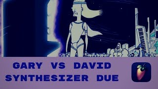 Remake  Gary vs David Synthesizer Duel Fl Studio Mobile [upl. by Basia97]