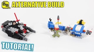 LEGO STAR WARS 75196 ALTERNATIVE BUILD KYLO RENS TANK ATTACK [upl. by Kcirdneked]