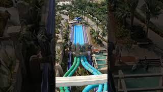 Aquaventure Waterpark Dubai  Atlantis waterpark ride Dubai  dubai water park [upl. by Roswell]