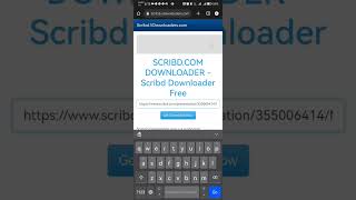 How to Download Scribd pdf file in less than a minute [upl. by Einna57]