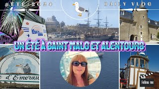 Vlog Expo à Dinan Dinard en bateau Route du Rock musique Irlandaise grande roue à Saint Malo [upl. by Cassondra938]