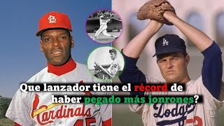 MLB Los pitchers con mas home run en la historia de la grandes ligas de béisbol [upl. by Yesnikcm]