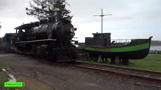 short reel steam ALCO McCloud25 OregonCoastScenicRR SteamReel267 SteamReel4k SteamTrainRR [upl. by Trubow733]