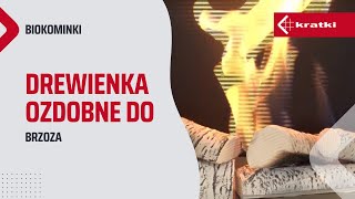 Drewienka ozdobne do biokominków  BRZOZA  KRATKI [upl. by Isdnil]