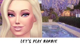 Lets Play The Sims 4 Barbie — Part 2 — Secret World [upl. by O'Hara640]