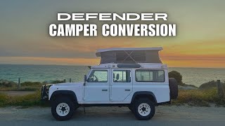 Starting the Defender 110 Camper Build [upl. by Esylla]