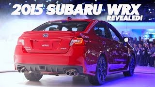 2015 Subaru WRX LA Auto Show Reveal [upl. by Lela695]