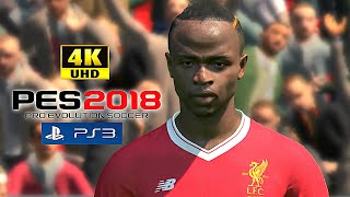 PES 2018 PS3 4K [upl. by Nnel]