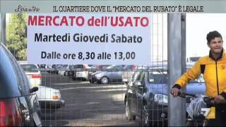 Il quartiere dove il ‘mercato del rubato’ è legale [upl. by Aneryc903]