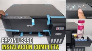 Configurar Impresora Epson L3250 Por Primera Vez 2024 [upl. by Alekin279]