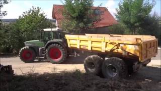 Entreprise Emberger JulienTP  peleteuse Kobelco 24t et 100 fendt [upl. by Cherri]