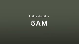 RUTINA MATUTINA  Tracker de Hábitos [upl. by Irac]