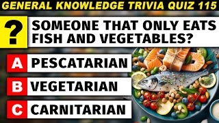 Ultimate General Knowledge Trivia Quiz 115  Diseases Acronyms Famous People  50 Questions [upl. by Araeit804]