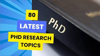 Phd Research Topics 2024  Phd Topics l Phd Research Topics l Latest Research Topics [upl. by Novyar]