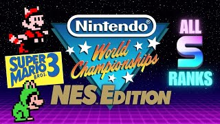 All S Rank Timestamps  Super Mario Bros 3 Nintendo World Championships NES Edition [upl. by Hanavas951]