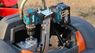 Electric Car Go kart using 40v MAKITA DRILL POWERED [upl. by Azmah]