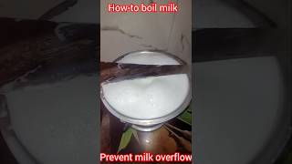 Howto boil milkprevent milk over flow trending shortsfeed shorts [upl. by Elaine]