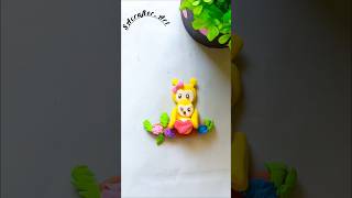 Clay art doll shorts ytshorts craft shortvideo youtubeshorts trending short viralshortdiy [upl. by Moffit868]