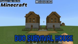 Duo Survival House  Minecraft [upl. by Jeth849]