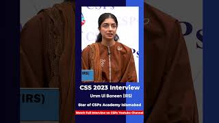 Mock Interview  CSS exam preparation from CSPs Academy Islamabad csspreparation [upl. by Nazarius]