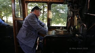 On the footplate of 73082 Camelot from Horsted Keynes to East Grinstead Part 2 [upl. by Esereht]