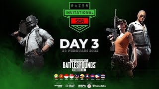 INDONESIA JUARA  RAZER INVITATIONAL  SEA NATIONAL SHOWDOWN 2022  PUBGM  LAST DAY [upl. by Kerat]