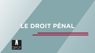 Le droit pénal [upl. by Pergrim]