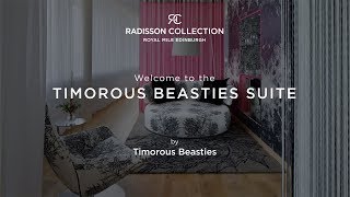 Discover the Timorous Beasties Suite at the Radisson Collection Hotel Royal Mile Edinburgh [upl. by Ealasaid]