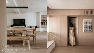 Inside A Stunning Clean Aesthetic Transformation Of A 1076 Sqft HDB Home [upl. by Otilegna]