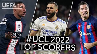 UCL Top Scorers in 2022 [upl. by Ressay]