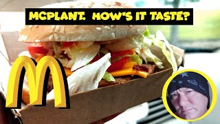 McPlant from McDonalds Taste Review [upl. by Tracee]